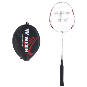 Badmintonová raketa WISH Steeltec 9, červená
