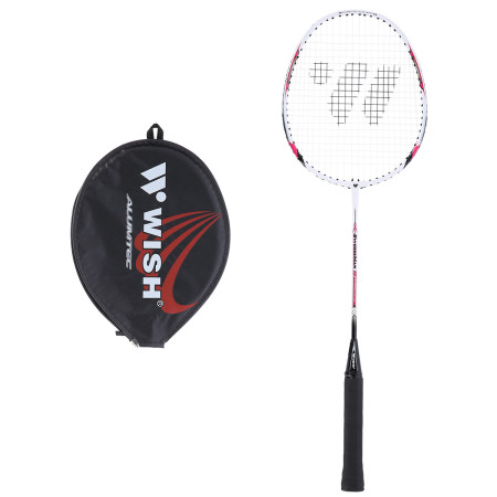 Badmintonová raketa WISH Steeltec 9, červená