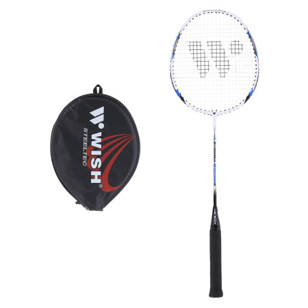 Badmintonová raketa WISH Steeltec 9, modrá