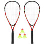 Crossmintonový set NILS NRS001 červený