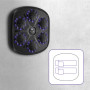 Elektronický boxerský terč HMS TB03 s LED, Bluetooth a rukavicemi (Music Boxing Machine)