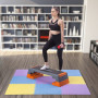 Ochranná puzzle podložka ONE Fitness MP10 žlutá-modrá-fialová