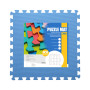 Ochranná puzzle podložka ONE Fitness MP10 žlutá-modrá-fialová