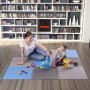 Ochranná puzzle podložka ONE FItness MP10 modro-šedá